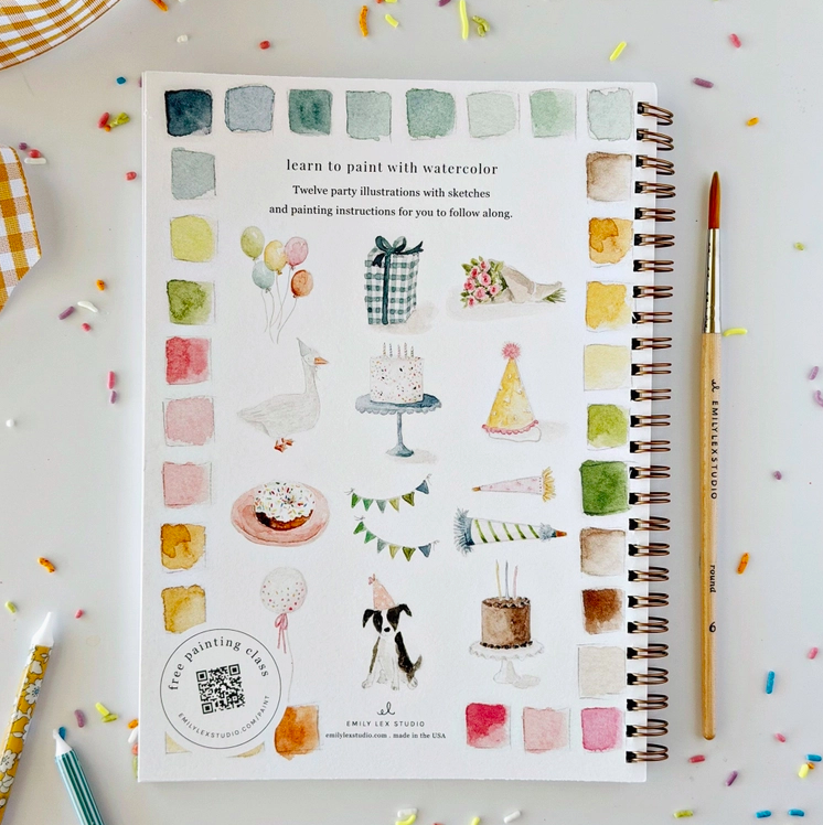 Carnet d’aquarelle CELEBRATE – Image 2