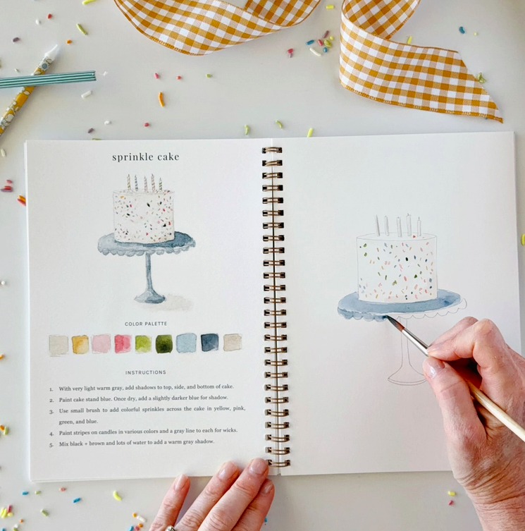 Carnet d’aquarelle CELEBRATE – Image 4