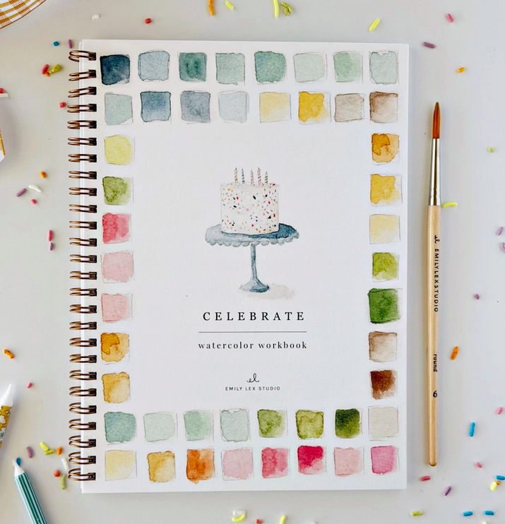 Carnet d’aquarelle CELEBRATE