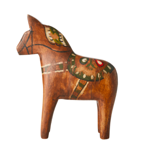 Cheval HONBY marron vert