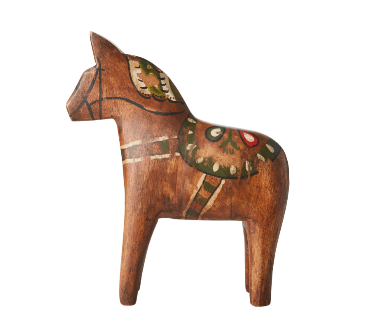 Cheval HONBY marron vert