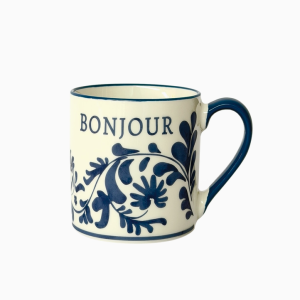 Mug HÉRITAGE Bonjour bleu