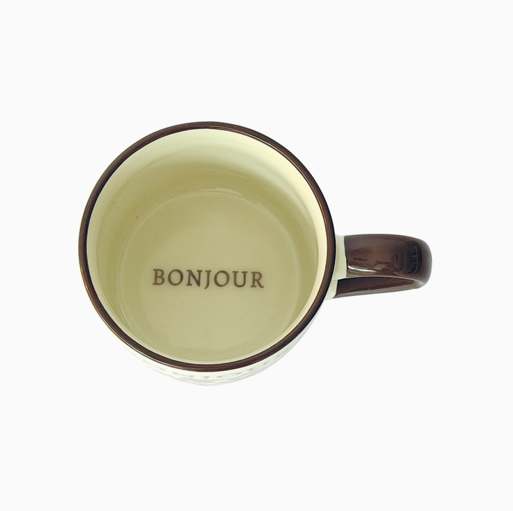 Mug HÉRITAGE Bonjour marron – Image 2