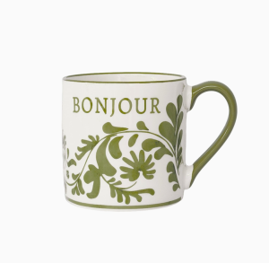 Mug HÉRITAGE Bonjour vert